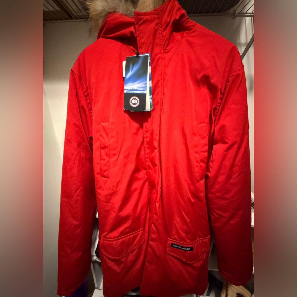 Canada Goose Men's Red Parka